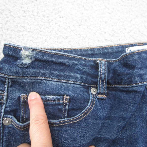 PAIGE Jeans Womens 32 High Rise Lou Lou Flare Twisted Seam Raw HemDistressed Y2K - Picture 14 of 15